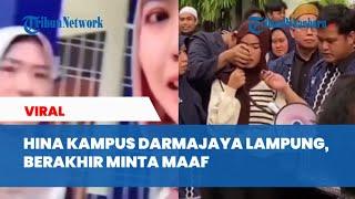 Usai Hina Kampus Darmajaya Lampung, 2 Mahasiswi UBL Minta Maaf di Depan Mahasiswa Darmajaya