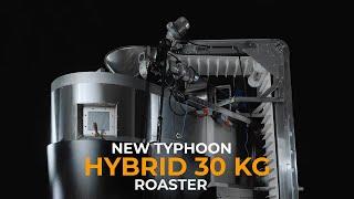 The 30 kg Typhoon Hybrid Roaster. Our first industrial hybrid coffee roaster.