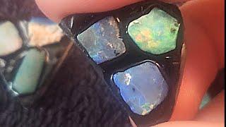 Making australian opal doublets and triplets for the first time