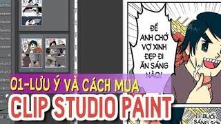 Clip Studio Paint 01 - GIỚI THIỆU VÀ HƯỚNG DẪN MUA CSP