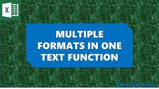 Text Function magic trick - Multiple Formats