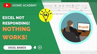 NOTHING WORKS! What Happened With Excel || ICONIC ACADEMY