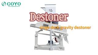 TQSX Singe Deck Gravity Destoner