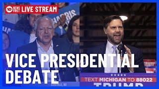 JD Vance, Tim Walz clash in US VP Debate showdown | 10 News First