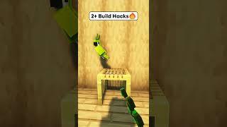 Minecraft 2+ Build Hacks #shorts