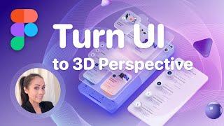 Create a UI into a 3D Perspective in Figma