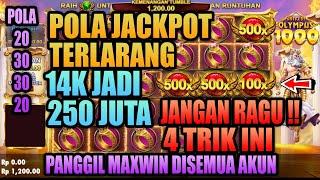 POLA TERLARANG 14K JADI 250 JUTA‼️POLA GACOR OLYMPUS HARI INI ️ POLA OLYMPUS HARI INI ‼️LIVE SLOT