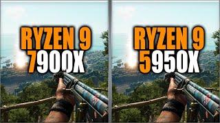 Ryzen 9 7900X vs Ryzen 9 5950X Benchmarks | 15 Tests