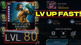 How To Lv Up Characters Fast 2024 Guide Injustice 2 Mobile