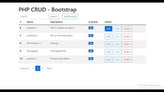 PHP Lecture 8.3 - PHP CRUD edit delete and view