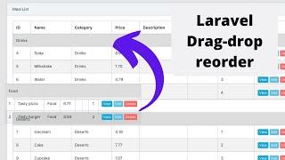 Laravel: Reordering with Observers and jQuery UI Sortable