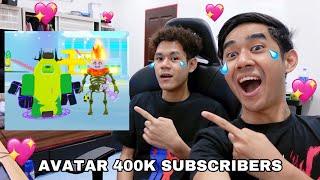 AVATAR BARU 400K SUBSCRIBERS  KEPALA BERAPI, SENAPANG PINK 