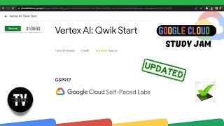 Vertex AI: Qwik Start || [GSP917] || Solution