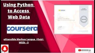 eXtensible Markup Language Quiz in using python to access web data #solutionbank