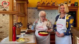 Mamie Lulu cuisine une tatin de boudin aux pommes