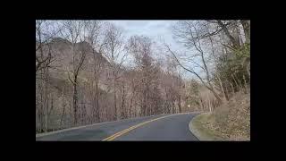 driving up through Smokey Mountain National Park