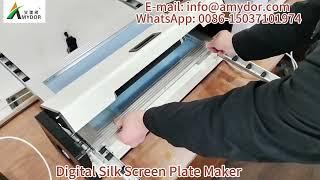 Digital Silk Screen Maker, Amydor Screen Plate Printing Machine, Directly Computer to Screen