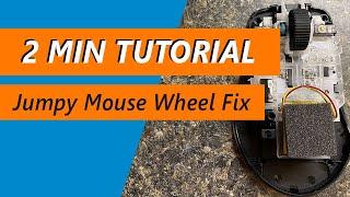 How to fix a jumpy scroll wheel on your mouse for free - TTC encoder cleaning with full disassembly