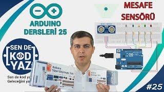 25- Arduino HC SR04 Ultrasonik Mesafe Sensörü ile Led Yakmak