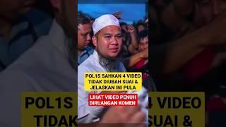 KĒS EBIT LEW : POL1S S4HKAN 4 Video Tidak Alami Sebarang UB4H SU4I.Ada 436 G4MBAR Dlm Telefon Bimbit