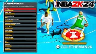 BEST DRIBBLE MOVES in NBA 2K24 - FASTEST DRIBBLE SIGS FOR EVERY BUILD - BEST SIGS TO BREAK ANKLES!