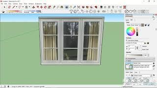 Glass Realistic effect Window for Sketchup