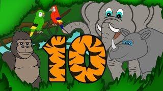 Animal Counting Song – Counting to 10 with Animals in the Jungle – Have Fun Counting to 10