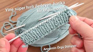 SÜPERRR Hızlı İlerleyen Yelek Hırka CEKET Şal BATTANİYE Modeli Knitting Crochet