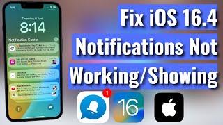 Fix Notification Not Working or Showing in iOS 16.4 on iPhone