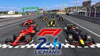 An F1 RACE in LE MANS