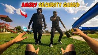 Angry Security Guard vs Parkour in india | Flyingmeenaboi