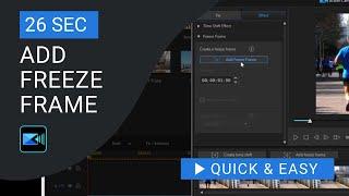 How to Add Freeze Frame in PowerDirector