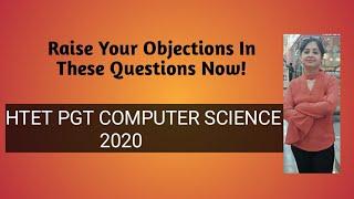 HTET PGT COMPUTER SCIENCE 2020 PAPER OBJECTIONABLE QUESTIONS