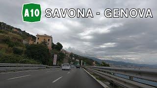 Italy: A10 Savona - Genova (Autostrada dei Fiori)
