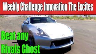 Forza Horizon 5 Weekly Challenge Innovation The Excites - 2010 Nissan 370Z - Beat any Rivals Ghost