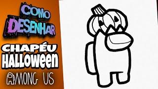 COMO DESENHAR AMONG US PUMPKIN | HALLOWEEN | ABÓBORA | how to daw among us pumpkin