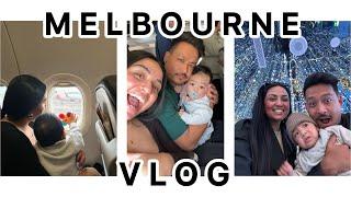 MELBOURNE VLOG | flying with our 8month old for the first time ️