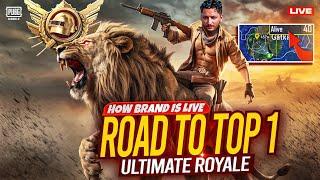 Rank Top 3 In Ultimate Royale | Aj #2 Valy Ko Kabu Karna | Pubg Mobile | HOW BRAND LIVE