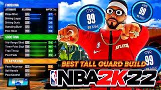 NBA 2k22 Best Tall All Around Guard Build To Speedboost Shoot 3s & Dominate Paint | Best 2k22 Builds