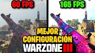 La MEJOR CONFIGURACIÓN DE GRÁFICOS PARA WARZONE 3 *2024*