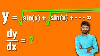 Differentiation of under root sin(x) + infinite series