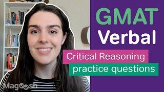 Workshopping 3 GMAT Critical Reasoning Practice Questions