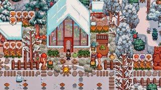 Cozy Nintendo Winter Music  Chill, Study, and Relax (Fire + Snowfall Ambience)