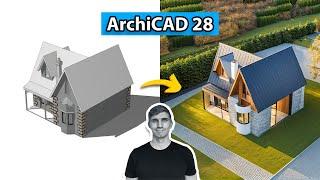 ArchiCAD 28 NEW Tools & Features (Tech Preview) Ai Visualiser, New Render System, Key Notes & More!