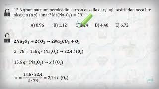 443 Kimya. Natrium, kalium, kalsium, alüminium və onların birləşmələri