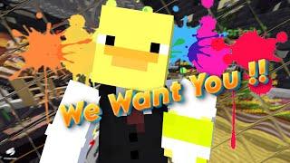 We Want You !! 🫵