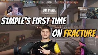 s1mple the GOAT likes FRACTURE!? - FIRST TIME PLAYING