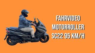Fahrvideo Motorroller SC22 125 ccm 95 km/h