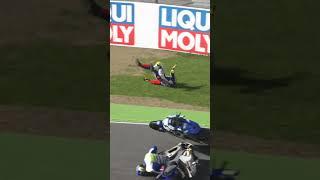 Moto Gp Bike accident reverse video #shortsviral #viralvideo #youtubeshorts