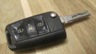 Skoda Fabia Rapid Octavia Key Fob Battery Replacement / Change - EASY DIY